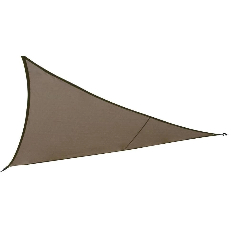 Hesperide - Driehoekig Schaduwdoek - Kunststof - Taupe 4 Hesperide - Driehoekig Schaduwdoek - Kunststof - Taupe - Afbeelding 2