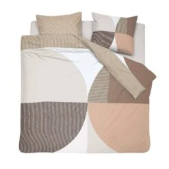 Cinderella Knut - Dekbedovertrek - Katoen - 200x200/220 Cm - Terra -Huishoudelijke Goederen Winkel 1000055041 0100