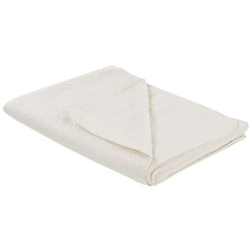 Beliani Sprei RUDKHAN - Beige Polyester