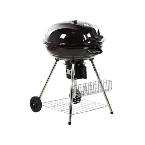 Beliani Houtskoolgrill MARAPI - Zwart Staal