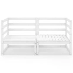 VidaXL Tuinbank 2-zits Massief Grenenhout Wit -Huishoudelijke Goederen Winkel 1000060797 0102