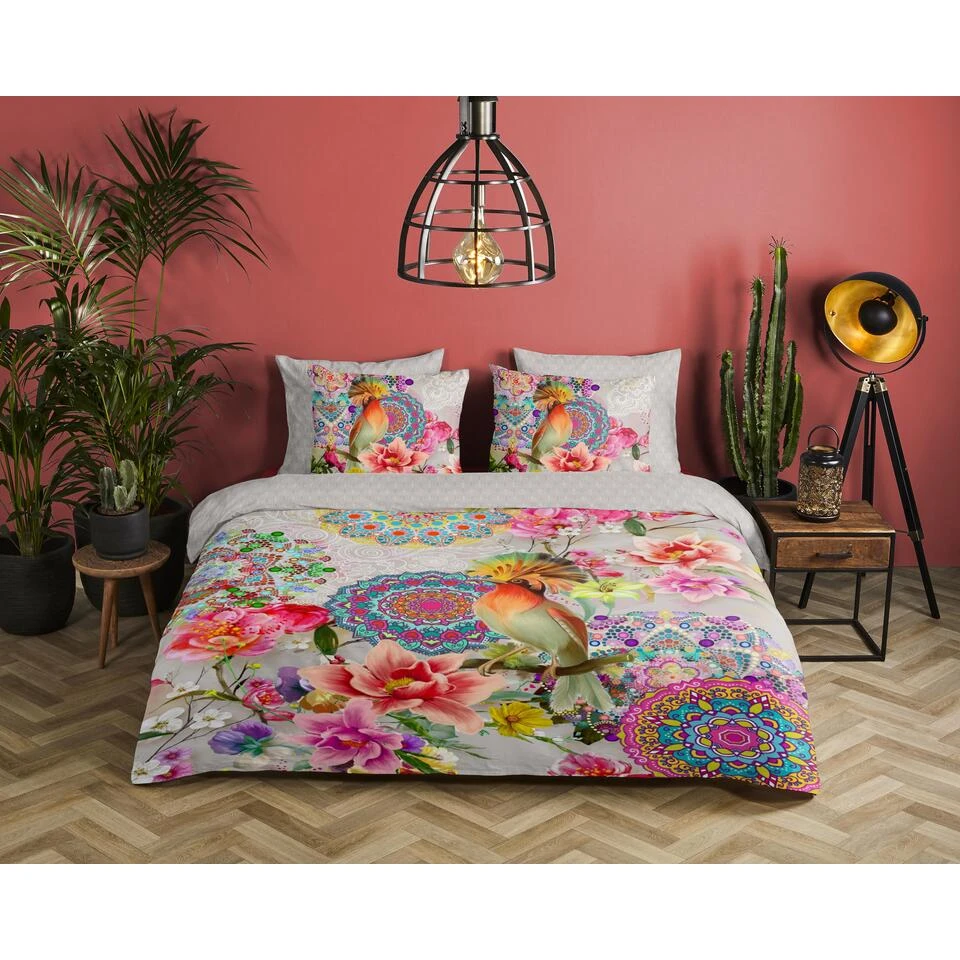 HIP Dekbedovertrek "Bindi" - Multi - (200x220 Cm) 4 HIP Dekbedovertrek "Bindi" - Multi - (200x220 Cm) - Afbeelding 2
