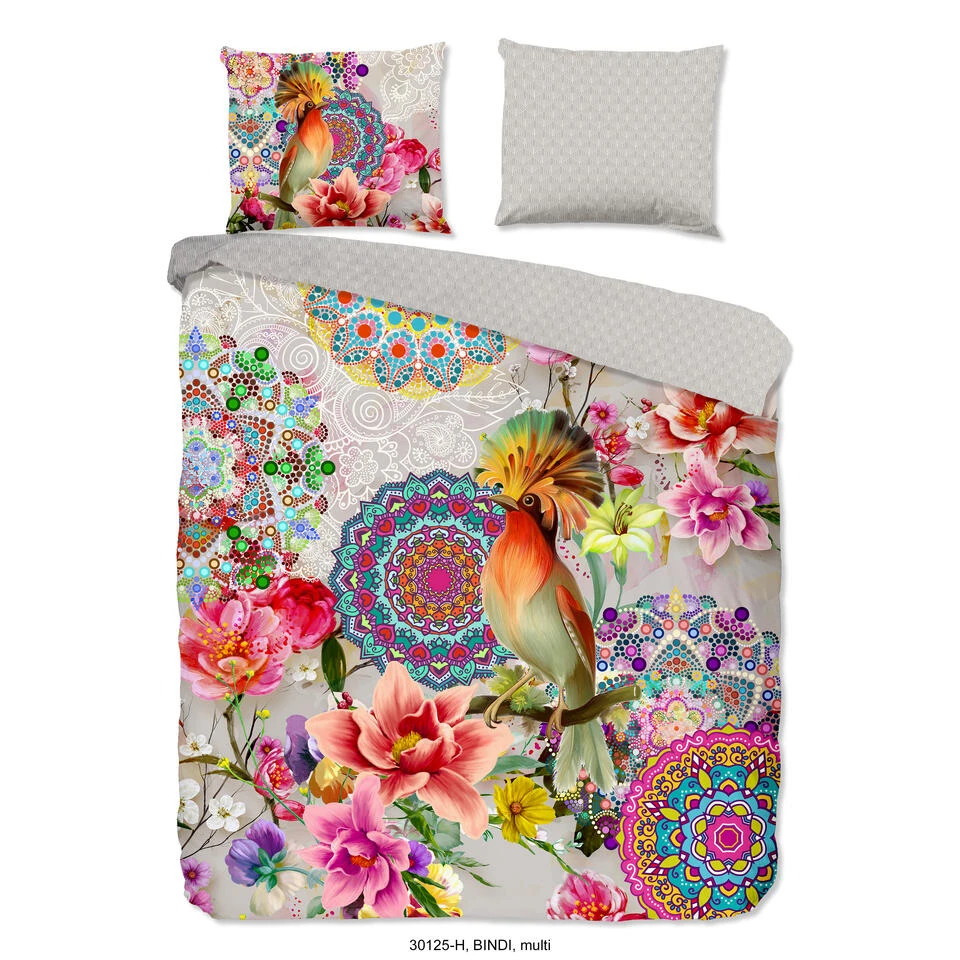 HIP Dekbedovertrek "Bindi" - Multi - (200x220 Cm) 3 HIP Dekbedovertrek "Bindi" - Multi - (200x220 Cm)