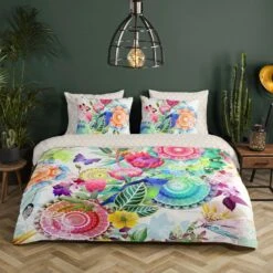 HIP Dekbedovertrek "Chess" - Multi - (140x220 Cm) -Huishoudelijke Goederen Winkel 1000061647 0102