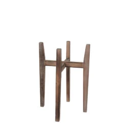 Mica Decorations Ascot Plantenstandaard L43 X B43 X H60 Cm Lichtbruin