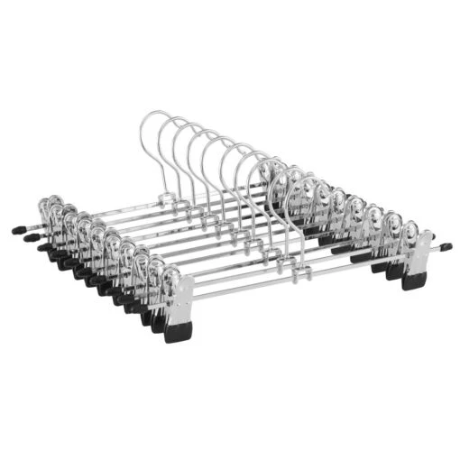 ACAZA Antislip Kledinghangers - 40 Cm Lang - Roterende Haak - 20 Stuks