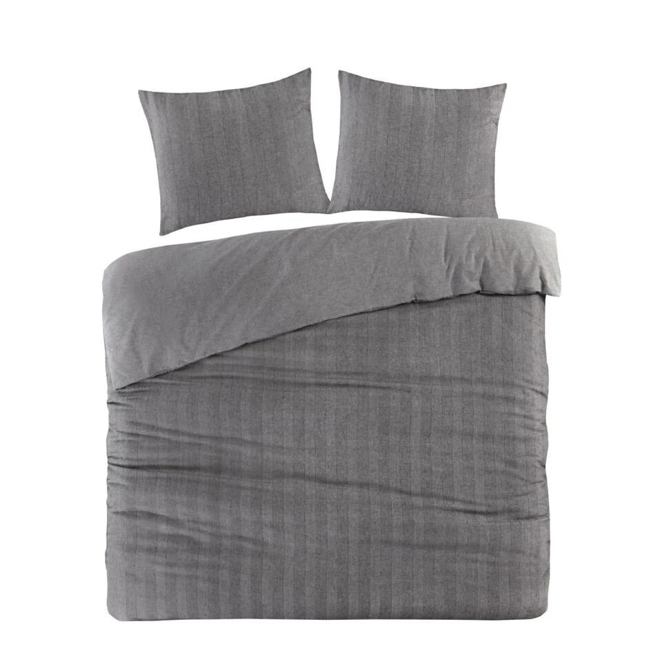Papillon Dekbedovertrek Beaufort - 140x200/220 - Grijs 3 Papillon Dekbedovertrek Beaufort - 140x200/220 - Grijs
