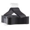 ACAZA Kledinghangers - Massief Hout - 30 Stuks - Zwart -Huishoudelijke Goederen Winkel 1000068939