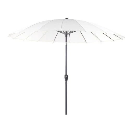 Beliani Marktscherm BAIA - Beige Polyester
