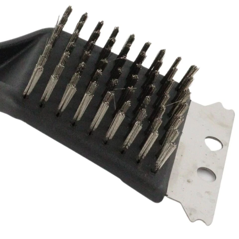 Orange85 BBQ Borstel Staalborstel Barbecue Staal Schoonmaakborstel Zwart BBQ 5 Orange85 BBQ Borstel Staalborstel Barbecue Staal Schoonmaakborstel Zwart BBQ - Afbeelding 3