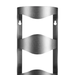 QUVIO Wand Wijnrek Voor 4 Flessen, Aluminium - Zilver -Huishoudelijke Goederen Winkel 1000071747 0103