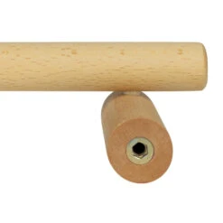 QUVIO Houten Kledingrek Stang - Hout - 45 Cm - Bruin -Huishoudelijke Goederen Winkel 1000071764 0101