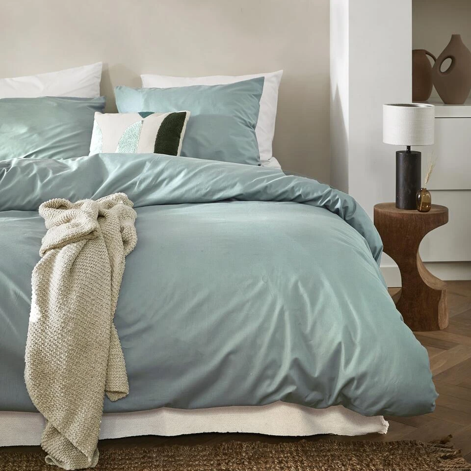 Cinderella Weekend - Dekbedovertrek - Katoen - 240x200/220 Cm - Mineral Green 4 Cinderella Weekend - Dekbedovertrek - Katoen - 240x200/220 Cm - Mineral Green - Afbeelding 2