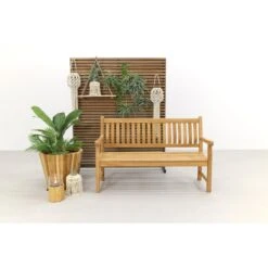 VDG Teakhouten Tuinbank Patrick - 150 Cm -Huishoudelijke Goederen Winkel 1000072937 0102
