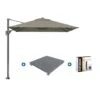 Platinum Voyager Zweefparasol T1 2.5x2.5 M. - Taupe Met Voet En Hoes 2 Platinum Voyager Zweefparasol T1 2.5x2.5 M. - Taupe Met Voet En Hoes -Huishoudelijke Goederen Winkel 1000073298
