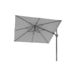 Platinum Voyager Zweefparasol T2 2,7x2,7 M. - Light Grey + Voet + Hoes -Huishoudelijke Goederen Winkel 1000073318 0102