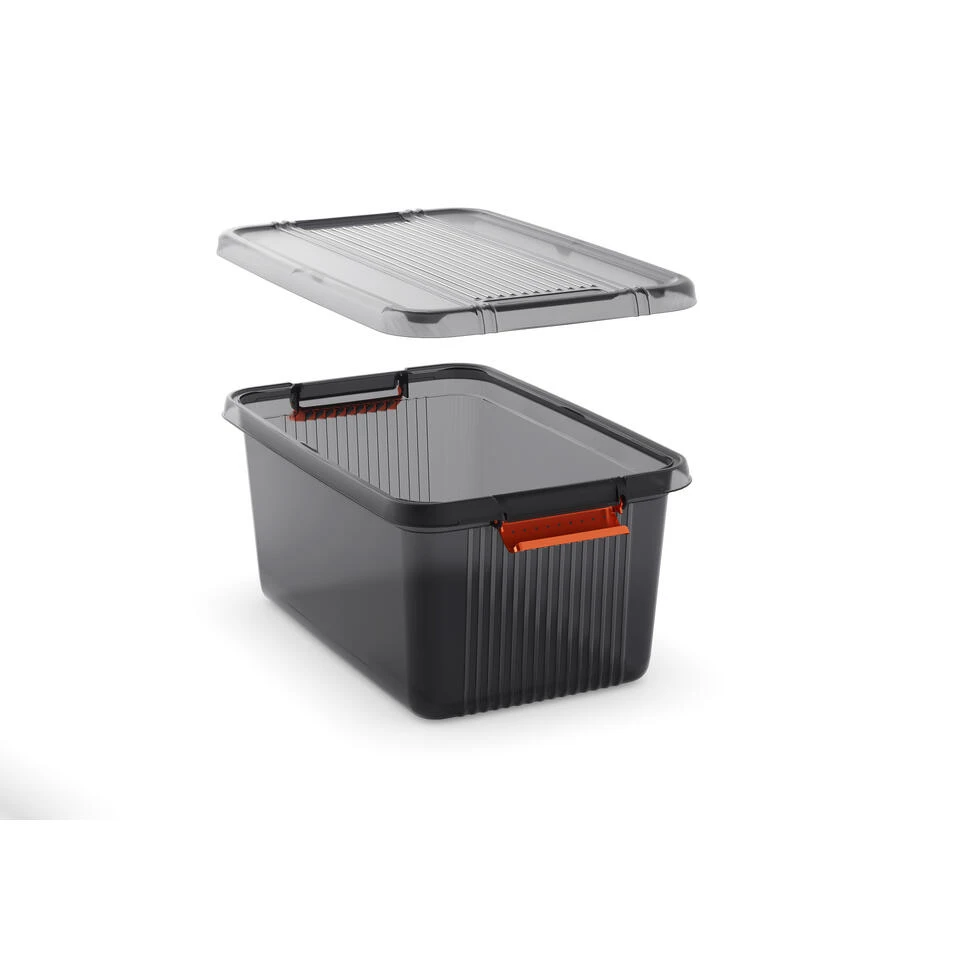 Kis K Latch Opbergbox L - 43L - Grijs 3 Kis K Latch Opbergbox L - 43L - Grijs