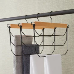 ACAZA Broekhangers - Set Van 3 Kleerhangers Met 3 Houders 9 ACAZA Broekhangers - Set Van 3 Kleerhangers Met 3 Houders -Huishoudelijke Goederen Winkel 1000074003 0103