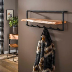 Woody Kapstok Metaal - Hout - Bruin -Huishoudelijke Goederen Winkel 1000076586 0101