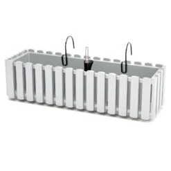 Prosperplast Plantenbak - Kunststof - 58x18x16 Cm - Parel Wit