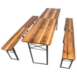 Tectake - Biertafel Met Banken, Campingtafel, Opklapbaar 8 Tectake - Biertafel Met Banken, Campingtafel, Opklapbaar -Huishoudelijke Goederen Winkel 1000078062 0102