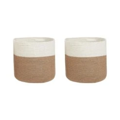 Beliani Mand ARDESEN - Beige Katoen