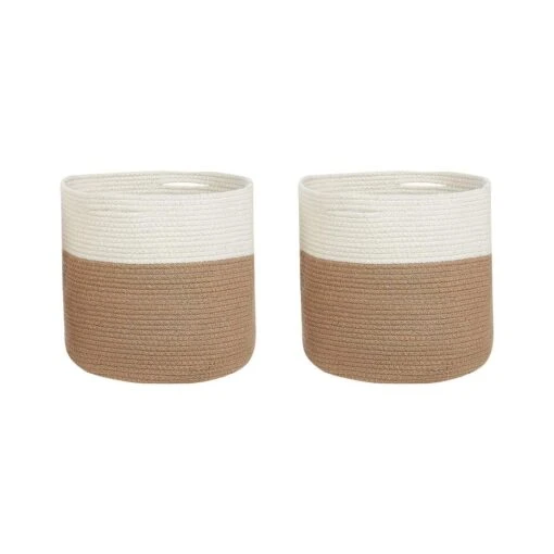 Beliani Mand ARDESEN - Beige Katoen