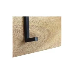 HSM Collection Kapstok Mango - 11 X30 Cm - Hout, Zwart -Huishoudelijke Goederen Winkel 1000081062 0102