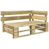 VidaXL Tuinhoekbank Pallet Hout -Huishoudelijke Goederen Winkel 1000084649