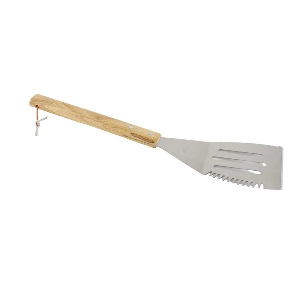 Orange85 BBQ Spatel RVS 41cm Houten Handvat Barbecue Gereedschap 3 Orange85 BBQ Spatel RVS 41cm Houten Handvat Barbecue Gereedschap