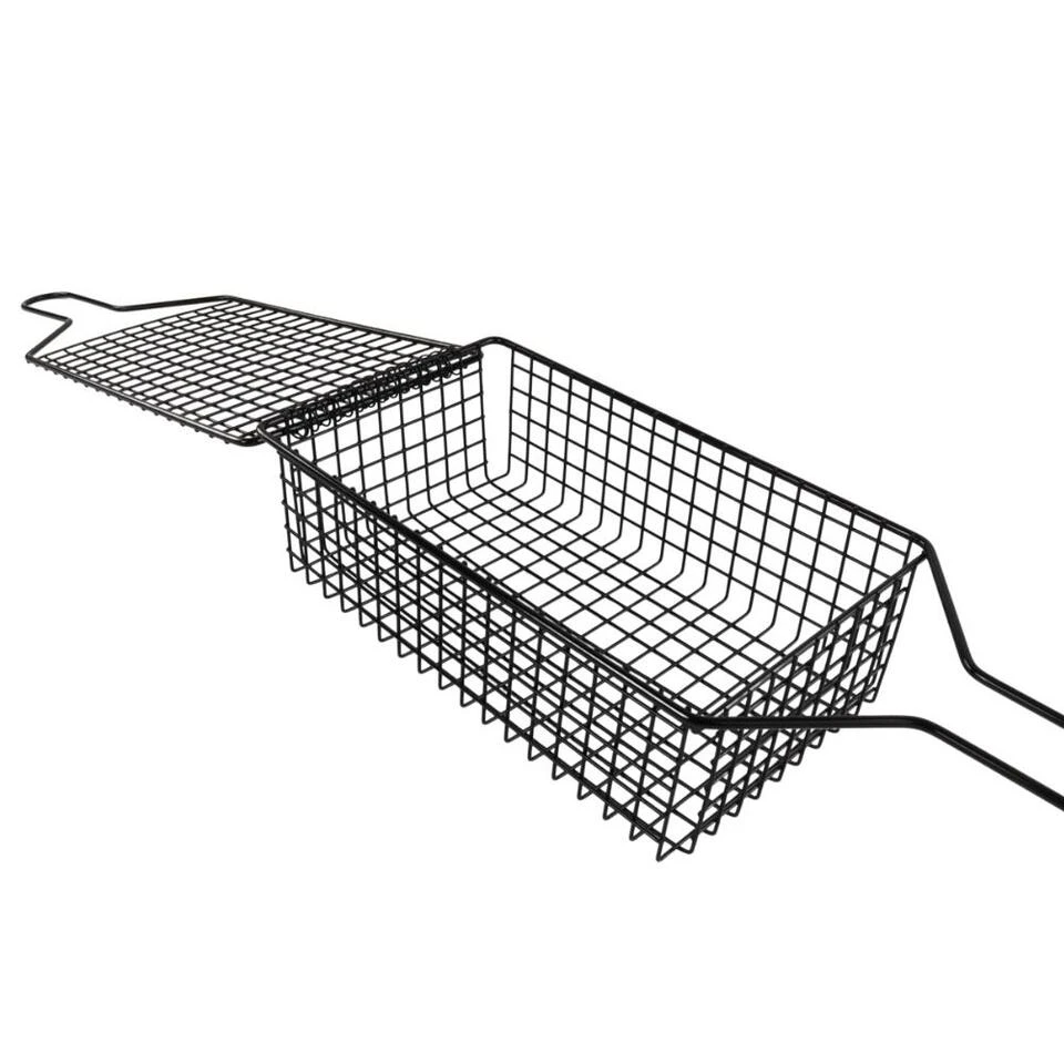 Orange85 BBQ Rooster Grill Non Stick RVS Hout Barbecue Accessoires 4 Orange85 BBQ Rooster Grill Non Stick RVS Hout Barbecue Accessoires - Afbeelding 2