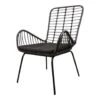 DS4U® Modo Rieten Lounge - Wicker - Zwart -Huishoudelijke Goederen Winkel 1000088186
