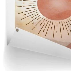 Tuinposter Zon 80x60 Cm Bruin -Huishoudelijke Goederen Winkel 1000088392 0102