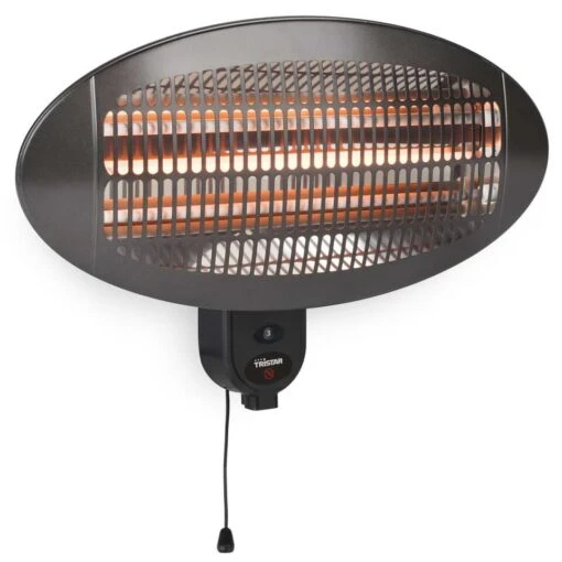 Tristar Terrasverwarmer Wandmontage KA-5286 2000 W Quartz Zwart