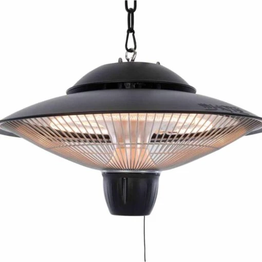 Sunred Hangende Terrasverwarmer Barcelona 1500 W Halogeen Zwart