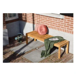 Exotan 3-Zits Tuinbankje Comfort - Teak - Naturel - 44x150x45 -Huishoudelijke Goederen Winkel 1000088949 0102