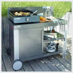 Cook'in Garden Trolleys NOVA XL - Grijs - Staal -Huishoudelijke Goederen Winkel 1000092248 0103