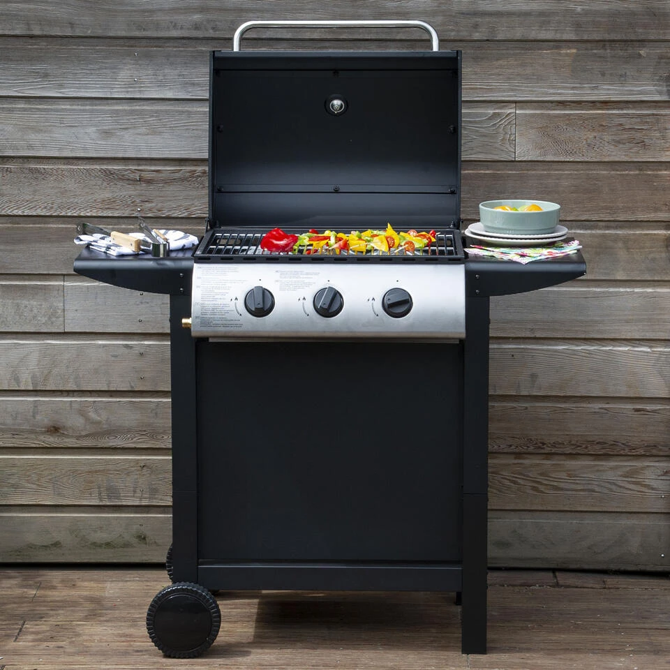 Happy Garden Grills HAWAÏ - Zwart - Staal 4 Happy Garden Grills HAWAÏ - Zwart - Staal - Afbeelding 2