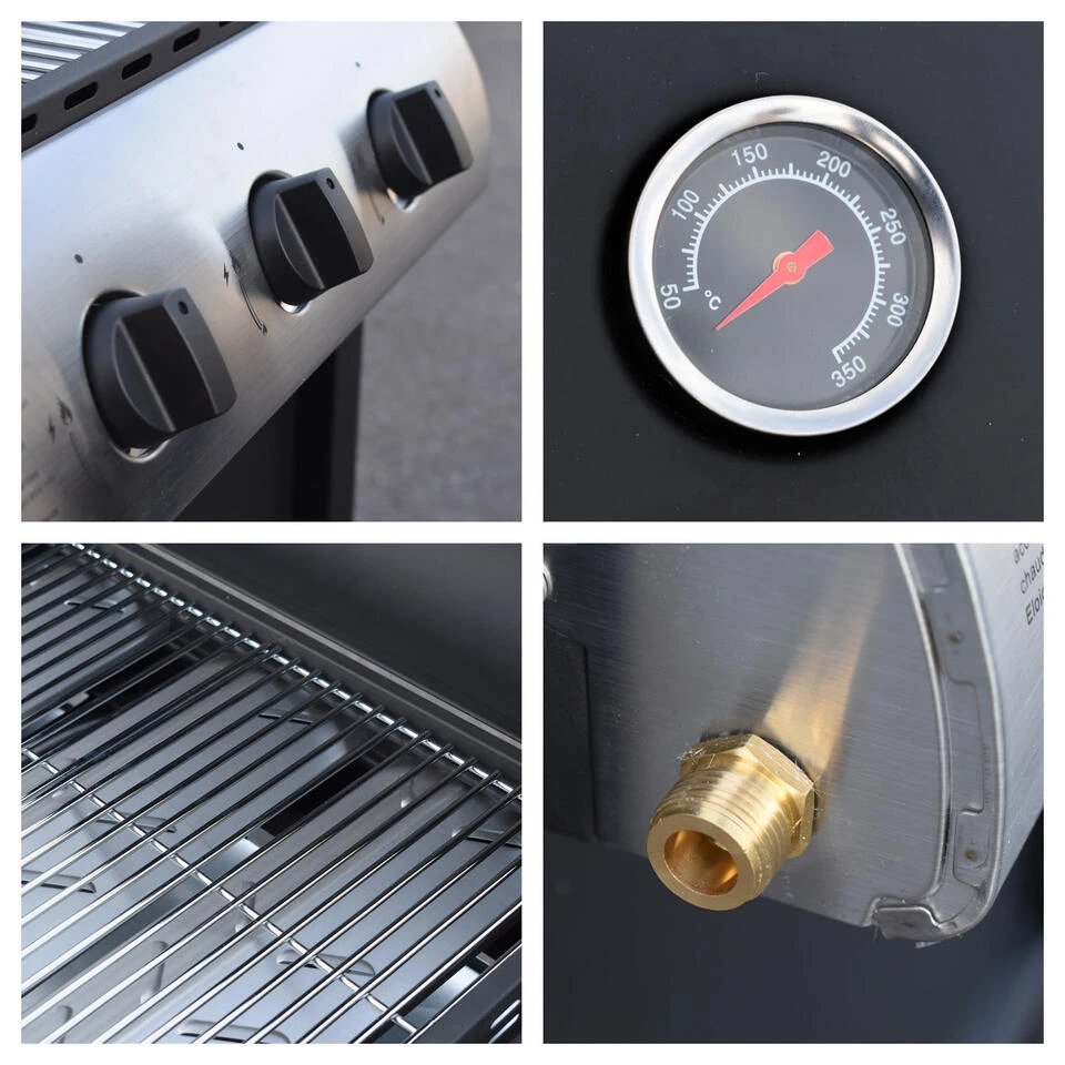 Happy Garden Grills HAWAÏ - Zwart - Staal 6 Happy Garden Grills HAWAÏ - Zwart - Staal - Afbeelding 4