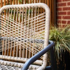 Tuinstoel Met Armleuning Nika Zand - 58,50x53x75,50 Cm - Touw - Beige 8 Tuinstoel Met Armleuning Nika Zand - 58,50x53x75,50 Cm - Touw - Beige -Huishoudelijke Goederen Winkel 1000092419 0102