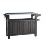 Keter Unity XL BBQ Tafel - 134x52x90cm - 207L - Grafiet -Huishoudelijke Goederen Winkel 1000093361