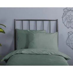 Good Morning Dekbedovertrek "" - Groen - (120x150 Cm) -Huishoudelijke Goederen Winkel 1000094460 0111