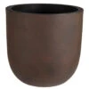 Mega Collections Plantenpot/bloempot - Kunststof - Roest Bruin - D46 Cm