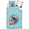 Disney Lilo & Stitch Dekbedovertrek Surf - 140 X 200 + 65 X 65 Cm - Katoen -Huishoudelijke Goederen Winkel 1000095923