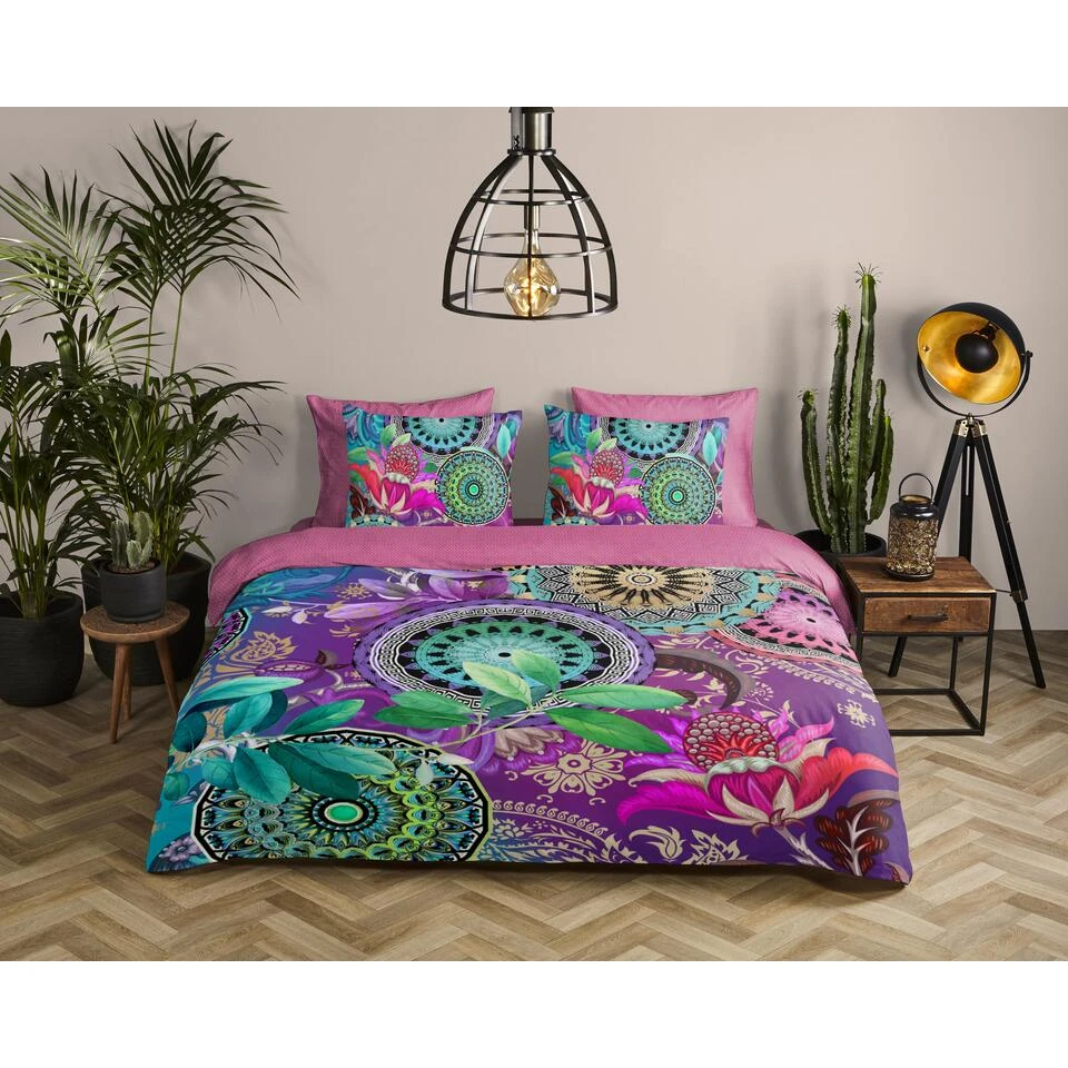 HIP Dekbedovertrek "Axelle" - Multi - (200x220 Cm) 4 HIP Dekbedovertrek "Axelle" - Multi - (200x220 Cm) - Afbeelding 2