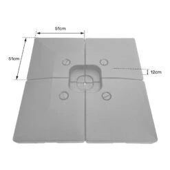 Happy Garden Zonneschermstandaards CROZON - Zwart - Plastic 9 Happy Garden Zonneschermstandaards CROZON - Zwart - Plastic -Huishoudelijke Goederen Winkel 1000097771 0104