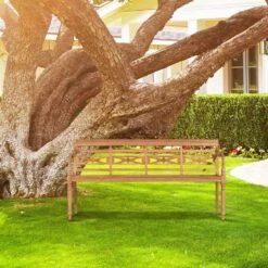 CLP Bank Maryland 170 Cm Teak 9 CLP Bank Maryland 170 Cm Teak -Huishoudelijke Goederen Winkel 1000097777 0103