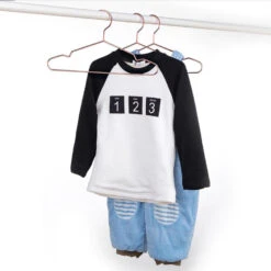 QUVIO Kledinghanger Set Van 10 - Metaal - Koperkleur -Huishoudelijke Goederen Winkel 1000099310 0101