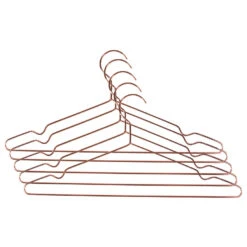 QUVIO Kledinghanger Set Van 30 - Metaal - Koperkleur -Huishoudelijke Goederen Winkel 1000099311 0102