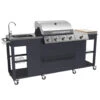 Happy Garden Grills TEXAS - Zwart - Staal -Huishoudelijke Goederen Winkel 1000100127